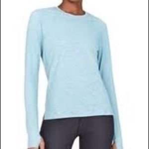 Sweaty Betty Blue Long Sleeve Shirt